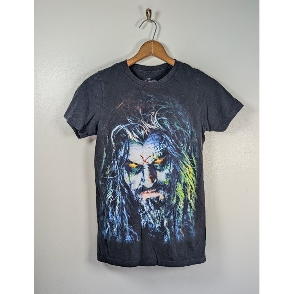 Rob Zombie Reprint T Shirt Size SM AOP Graphic Mad Mad Mad World 2018 Hellbilly